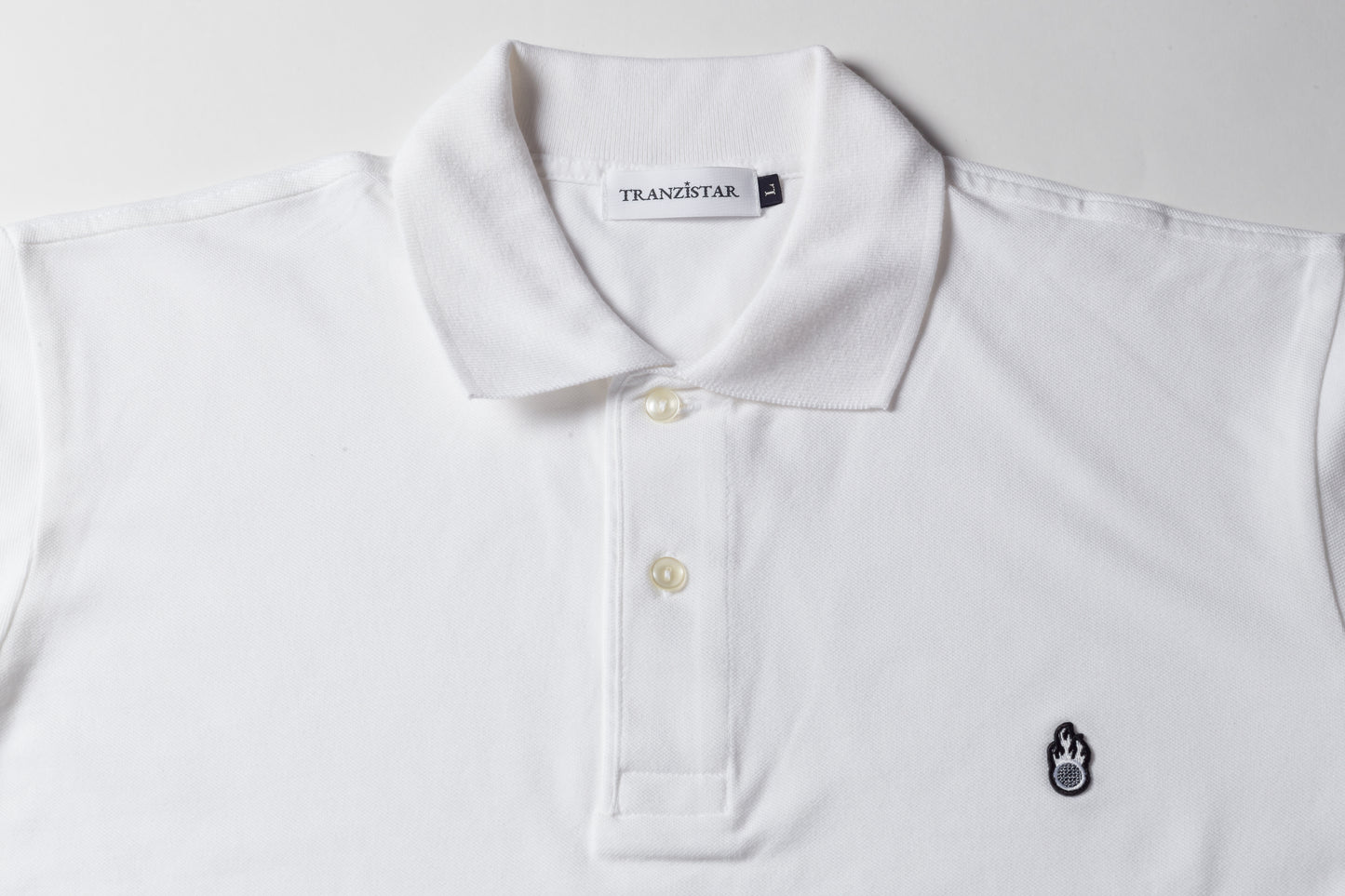 Polo shirt Fireball White