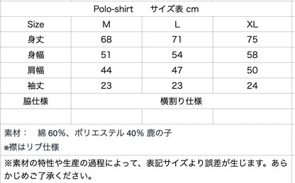 Polo shirt BL white