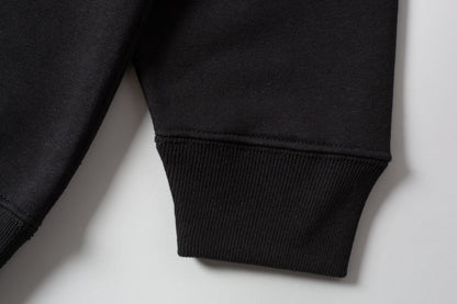 Crew neck sweatshirt GR Black