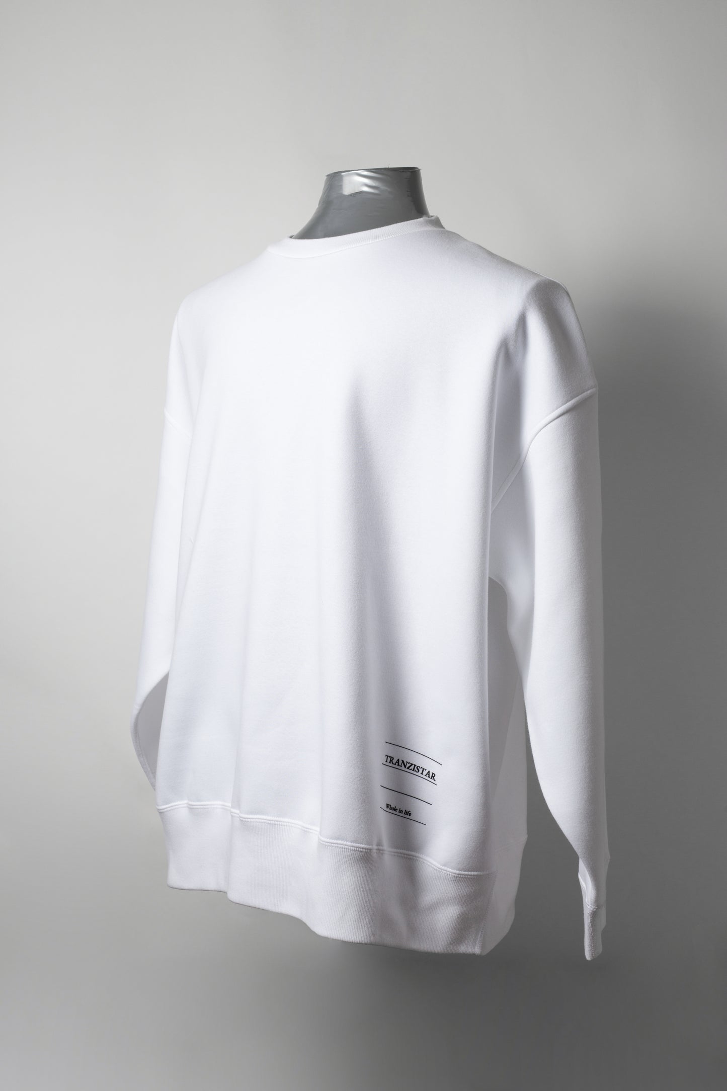 Crew Neck Sweatshirt BL White