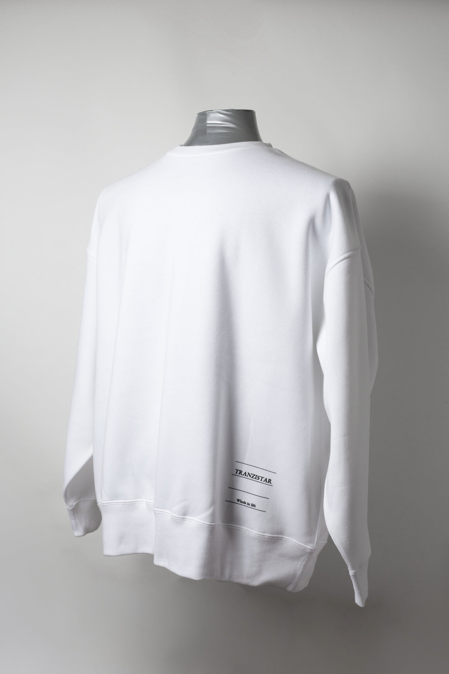 Crew neck sweatshirt GR White Crew neck sweatshirt GR White 